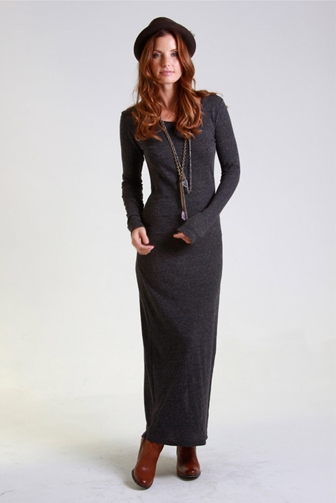 melange maxi dress