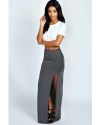 Charcoal Maxi Skirt Outfits (24 ideas & outfits) | Lookastic