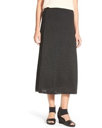 Eileen Fisher Paneled Merino Knit Midi Skirt