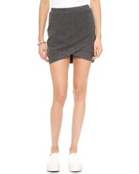 Shades Of Grey By Micah Cohen Mini Wrap Skirt