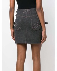Christian Dior Vintage Stitching Detail Mini Skirt