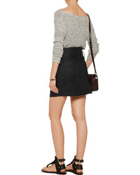 Isabel Marant Vivian Belted Linen And Cotton Blend Mini Skirt