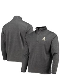 Colosseum Heathered Charcoal Appalachian State Mountaineers Roman Pullover Jacket