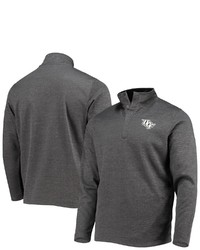 Colosseum Heathered Charcoal Ucf Knights Roman Pullover Jacket