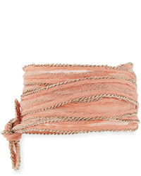 Chan Luu Chain Trim Fabric Necklace