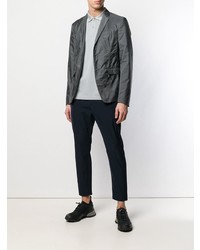 Prada Nylon Single Breasted Blazer