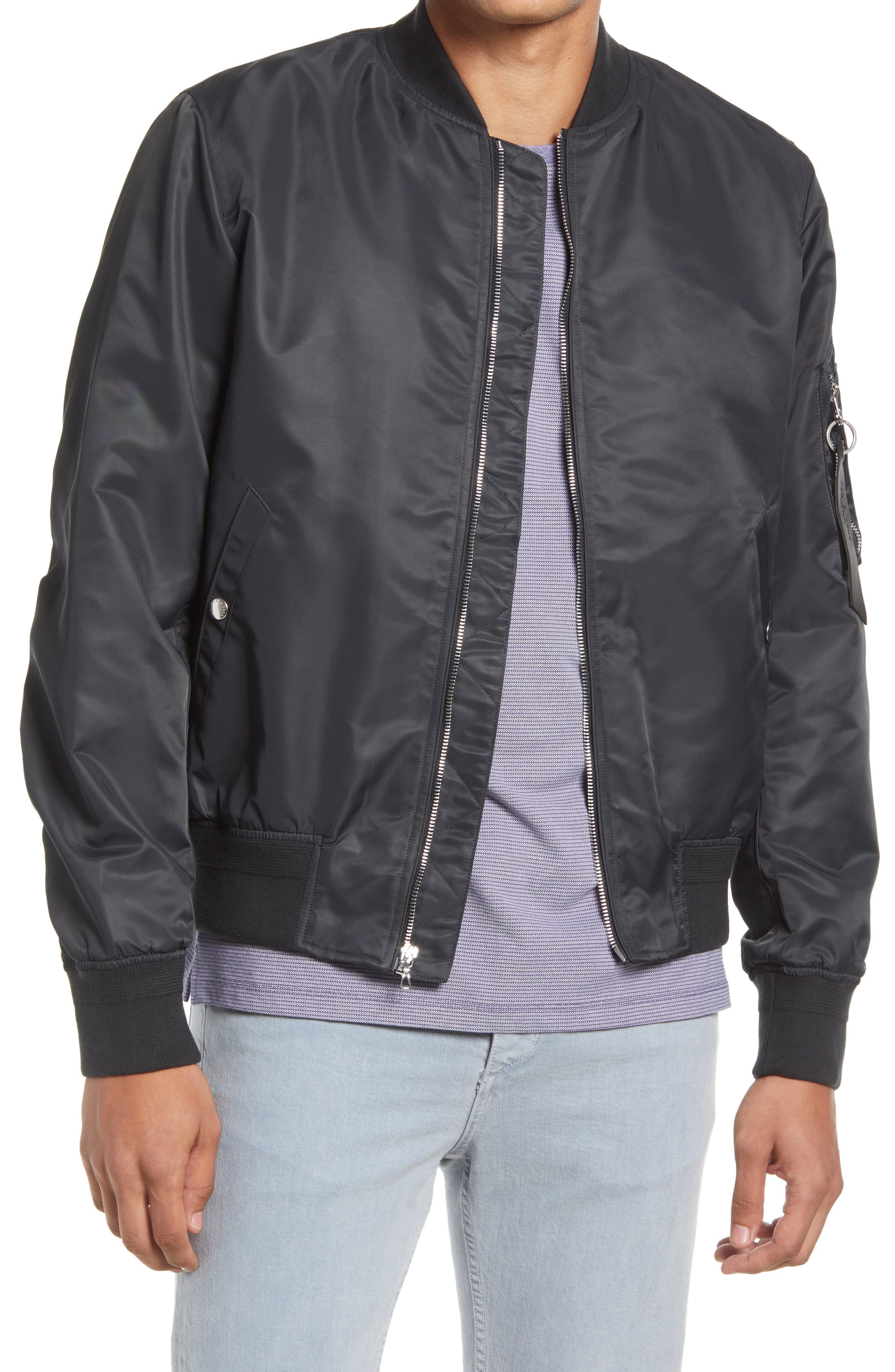 rag & bone Manston Recycled Nylon Bomber Jacket, $595 | Nordstrom ...