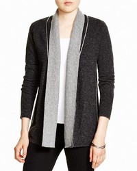 Magaschoni Color Blocked Open Cardigan