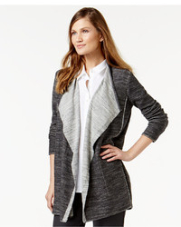Eileen Fisher Draped Open Front Cardigan