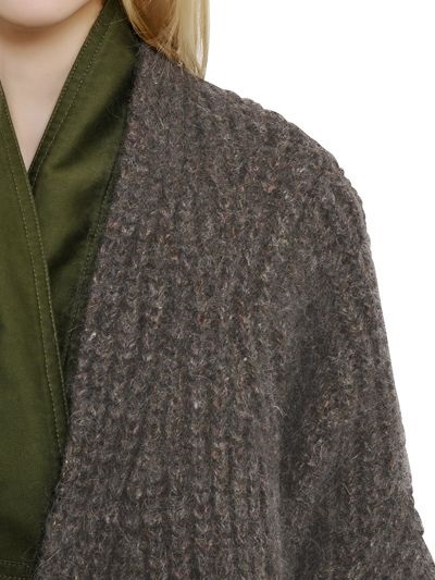 Isabel Marant Wool Blend Cardigan, $910 | LUISAVIAROMA | Lookastic.com