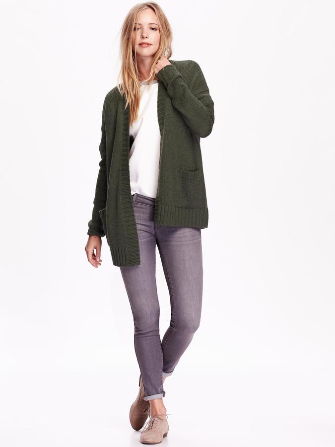 Old Navy Open Front Cocoon Cardigan, $54 | Old Navy | Lookastic