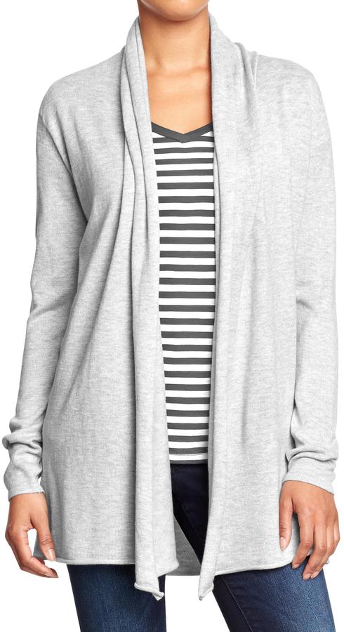 Old Navy Shawl Collar Open Front Cardigans, $36 | Old Navy | Lookastic