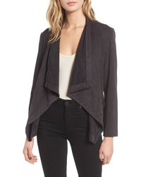 Cupcakes And Cashmere Faux Suede Waterfall Jacket
