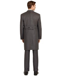 Brooks Brothers Grey Chesterfield Coat