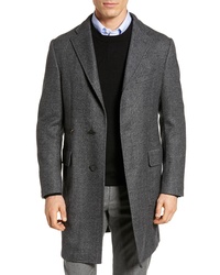 Hickey Freeman Classic Fit Wool Topcoat