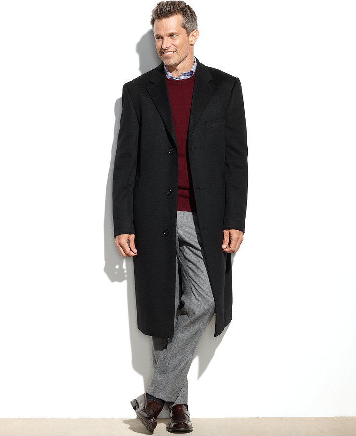 Lauren Ralph Lauren Columbia Cashmere Blend Overcoat, $595 | Macy's |  Lookastic