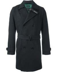 Diesel Embroidered Star Double Breasted Coat
