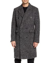 KARL LAGERFELD PARIS Double Breasted Top Coat