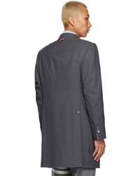 Thom Browne Gray 4 Bar Coat