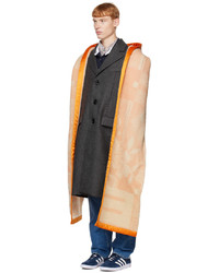 Meryll Rogge Gray Blanket Hood Coat