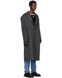 We11done Gray Oversized Coat