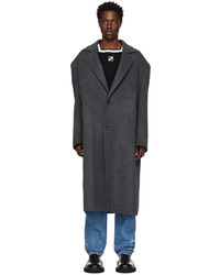 We11done Gray Oversized Coat