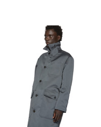 Valentino Grey Caban Coat