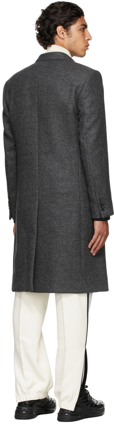 Dunhill Grey Half Wrap Coat, $3,595 | SSENSE | Lookastic