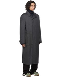 Maison Margiela Grey Tweed Coat