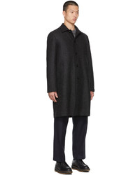 Harris Wharf London Grey Wool Mac Coat