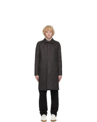 Harris Wharf London Grey Wool Raglan Coat