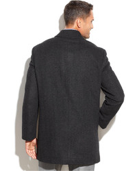 Lauren Ralph Lauren Jake Herringbone Wool Blend Overcoat