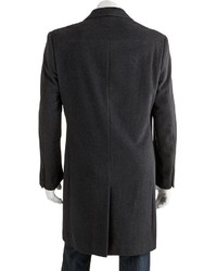 Jean Paul Germain Classic Fit 38 In Wool Blend Top Coat