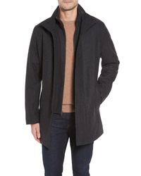 Cole Haan Melton Wool Blend Coat