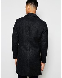 Pull&Bear Overcoat In Wool Blend