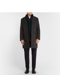 Burberry Prorsum Herringbone Wool And Cashmere Blend Overcoat