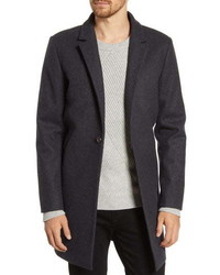 French Connection Regular Fit Wool Blend Coat