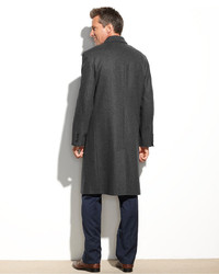 London Fog Signature Wool Blend Overcoat