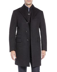 Corneliani Solid Wool Overcoat