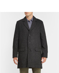 A.P.C. Unstructured Harris Tweed Wool Overcoat