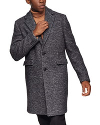Topman Wool Blend Overcoat