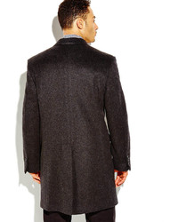 Yves Saint Laurent Charcoal Overcoat
