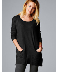 Victoria's Secret A Kiss Of Cashmere Two Pocket Tunic Sweater, $69