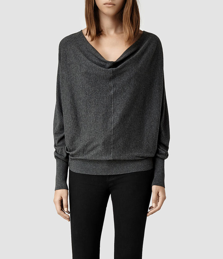 AllSaints Elgar Cowl Neck Sweater | Where to buy & how to wear