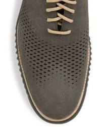 Cole Haan Perforated Nubuck Oxfords