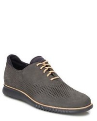 Cole Haan Perforated Nubuck Oxfords