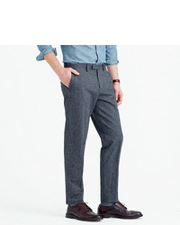 J.Crew Bowery Classic Pant In Brushed Cotton Twill