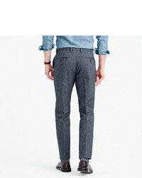 J.Crew Bowery Classic Pant In Brushed Cotton Twill