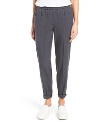 Nordstrom Collection Linen Blend Trousers