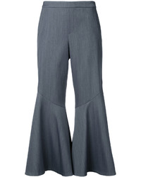 Muveil Cropped Flute Leg Trousers